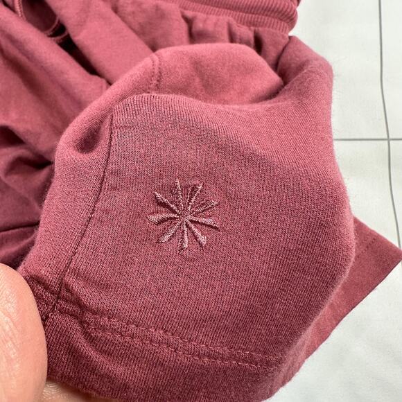 Athleta Balance Romper Womens Medium Petite Pink Sleeveless Soft Active Travel - Picture 7 of 14